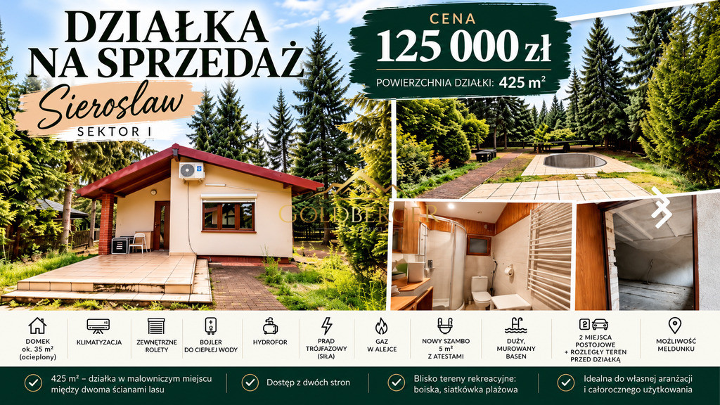 Działka Sprzedaż Sierosław